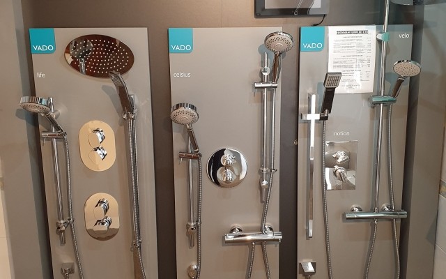 06 - Hickman Supplies Bathroom Showroom - Vado Exposed Valve Shower Sets